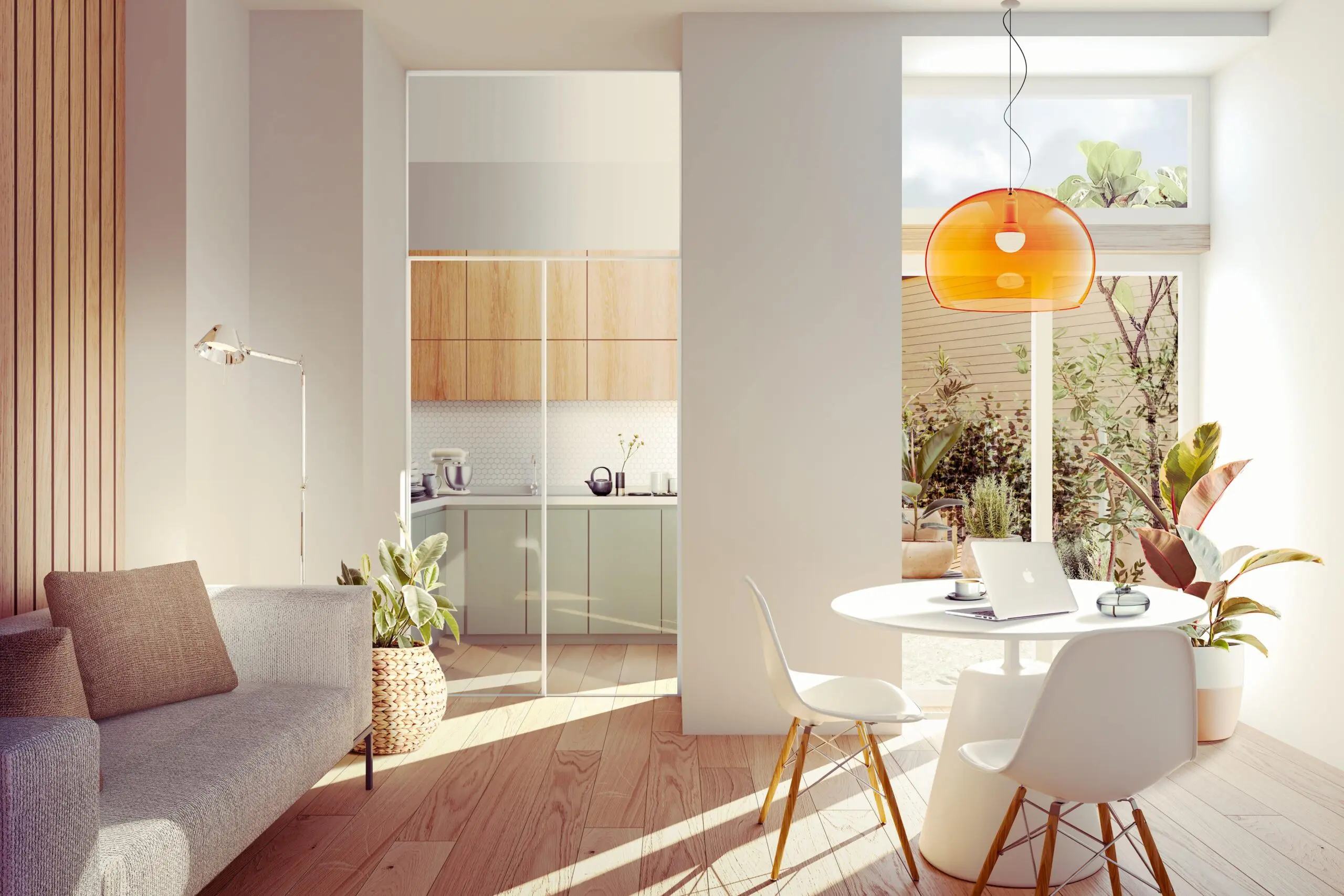 Home styling prior to a house sale