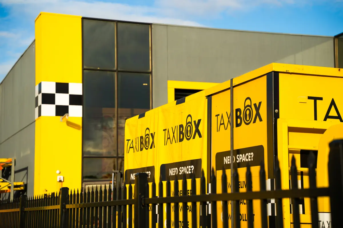 Exterior of TAXIBOX Ormeau storage facility