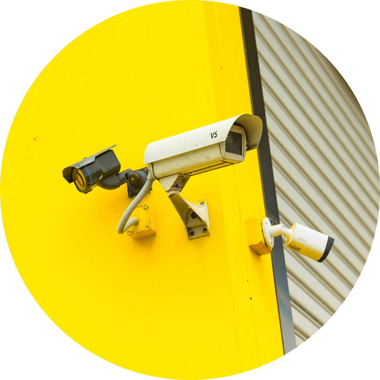 Security camera at TAXIBOX facility
